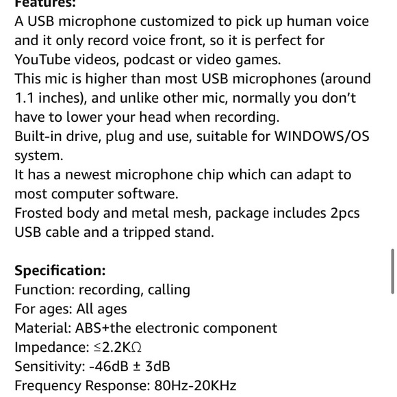 NEW Mugig USB Microphone - Picture 6 of 6